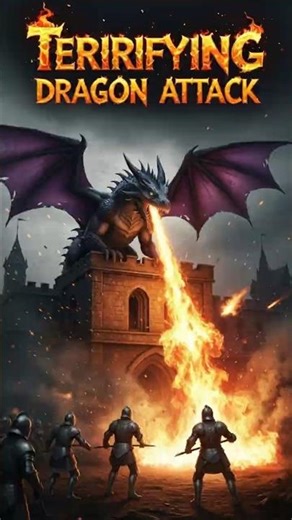 Dragon vs. Soldiers: The Final Stand 🔥 #darkfantasy #trending #viralshorts