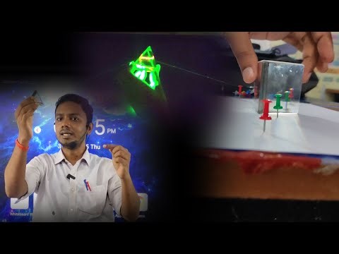 Glass Prism Experiment with Laser Beam || Refraction of Light || Class 10