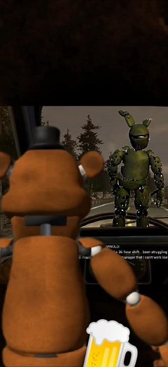 driving in my car right after a beer| FNAF edition|had to animate Freddy| lol #fnaf #drivinginmycar|