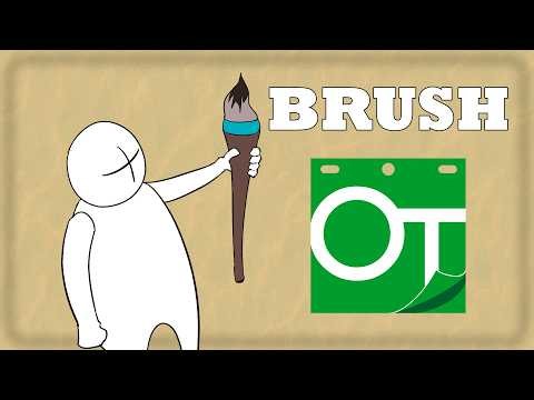 2D Animation Tutorial for Beginners in OpenToonz | Brushes and secret brushes