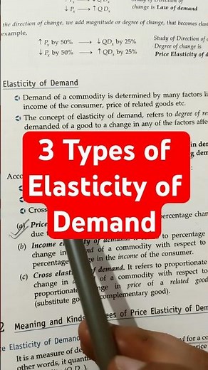 Types of Elasticity of Demand #economics #microeconomics #ugcnet #ugc #ugcnetexam #upsc #ssc #chsl