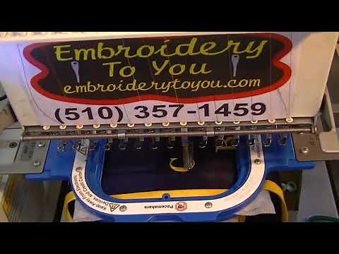 Embroidery on Graduation Stoles or Sashes