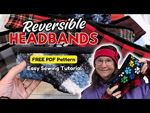 How to make a warm and cosy Reversible Headband, a Sewing Busine$$ WINNER