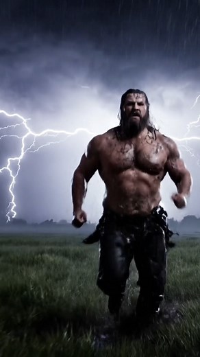 He runs through open fields during thunderstorms just to give the...