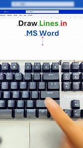 4.7M views · 54K reactions | #MSWordTips #LineHack #AutoFormatTricks...