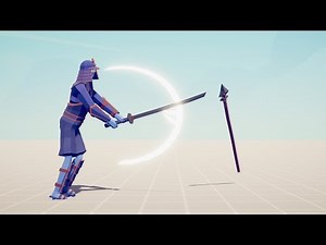 SAMURAI DEFLECTING EVERYTHING - Totally Accurate Battle Simulator TABS