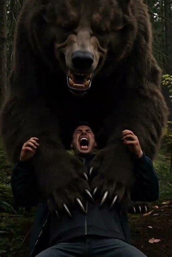 Grizzly Bear Eats Man Alive! Graphic Mauling & Organ Feeding Horror 😱💥