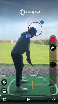 How to Analyse Head Movement Down the Line (Handy Golf App)