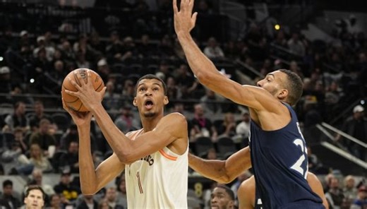 Rudy Gobert et les Wolves plus forts que Victor Wembanyama et les Spurs