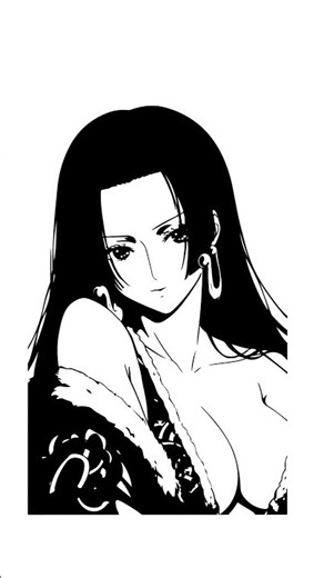 Boa Hancock 💜 Pirate Empress | One Piece 2D Animation #Shorts