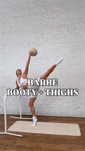 10-Minute Barre Booty + Thighs Workout | At-Home Barre Workout