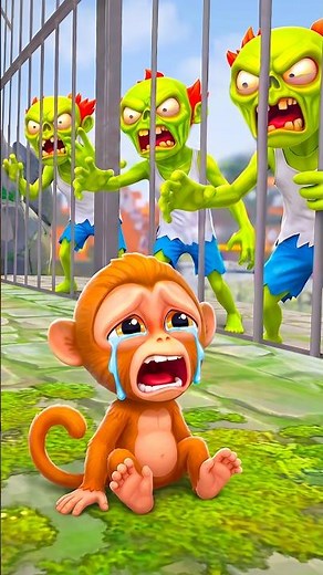 ZOMBIES IN BABY MONKEY'S ZOO?! #iamcat