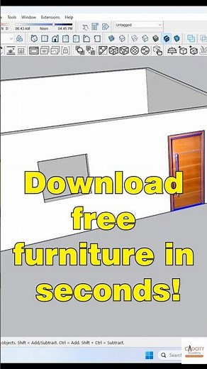 SketchUp Tips #41 | Download Free Furniture