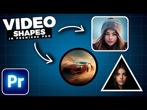How To Put VIDEOS Inside SHAPES In Premiere Pro