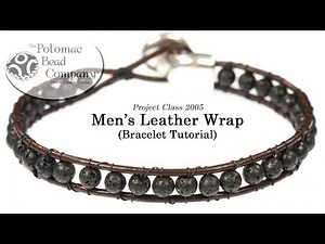 Men's Leather Wrap Bracelet
