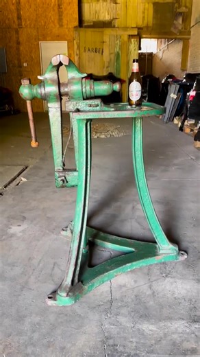 Uncommon Vintage English Post Vise for Sale