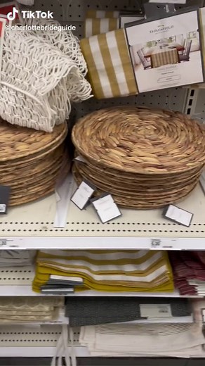Don’t sleep on @target for wedding finds! These placemats are the perfect contribution to your tablescape. From $2-$6, there’s options for every budget. #weddingtiktok #2023bride #wedding #bride #weddingtok #target