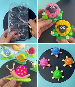 22K views · 464 reactions | Super Easy Clay Animal Crafts for Kids :) | Kids Planet | Facebook