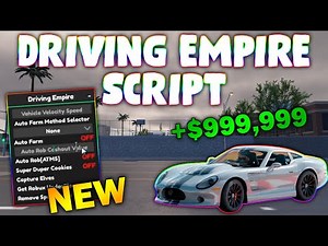 *NEW* Driving Empire Script (PASTEBIN 2026) (AUTO ROB , AUTO JOB FARM , TELEPORT , STICK/FOLLOW )