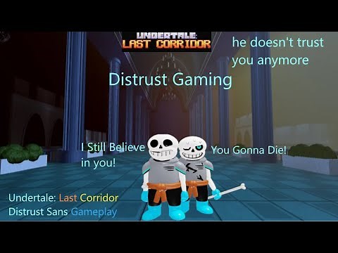 Undertale: Last Corridor - Distrust Sans Gameplay | Roblox #roblox #undertalelastcorridor