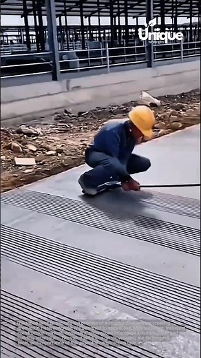 Concrete grooving: creating texture on fresh concrete