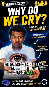 Your Tears Have a Secret! 😢 | Science Secrets • Ep. 8 | #shorts #ScienceFacts #BrainFacts