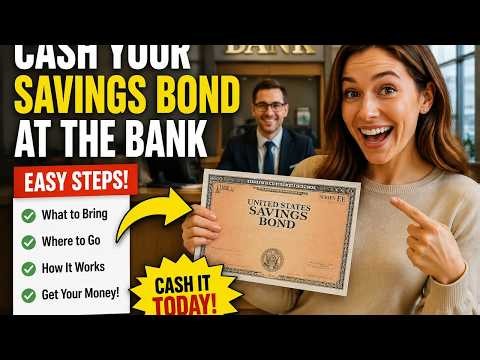 How to cash a savings bond at the bank