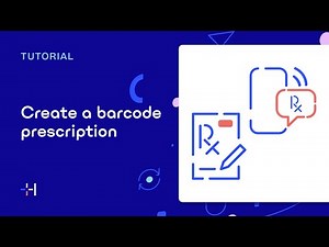 Create a barcode prescription | Halaxy