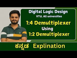 1:4 DEMUX using 1:2 DEMUX (Demultiplexers) | digital electronics| VTU, All Universities