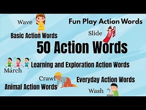 50 Action Words for Kids| Fun Movement & Learning Video| Act, Dance & Play | A&Z kids