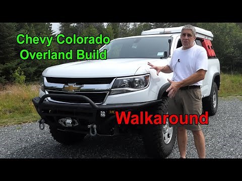 Overland Build Walkaround | Chevy Colorado| Custom Bed Rack and RTT