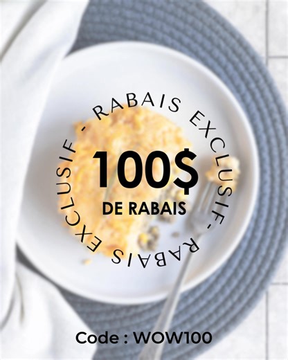 3.4K views |  25 + 25 + 25 + 25 = 100 $ de rabais!  Utilisez le code WOW100 et obtenez 25 $ de rabais sur chacune de vos 4 premières commandes de 20 repas ️ Dites adieu aux heures passées en cuisine! En seulement 5 minutes au micro-ondes, vos repas sont prêts : simples, sains et savoureux. 綾 Profitez-en dès maintenant! *25 $ de rabais applicable sur vos 4 premières commandes de 20 repas, avec l'utilisation du code WOW100 | Isabelle Huot Docteure en nutrition | Facebook