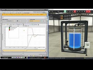 PID controller basic simulation on liquid-tank level control application