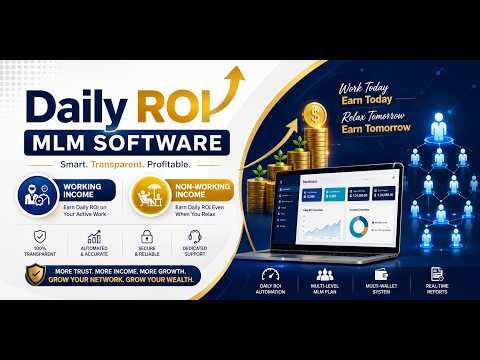 Daily ROI Network Marketing Software | Fully Automated MLM Solution | Features, Demo & Benefits