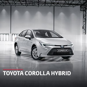 7.9K views · 35 reactions | Enjoy revolutionary fuel economy and high performance in the Corolla Hybrid. Boasting all the tech you need for stress-free driving and luxury finishes – this hybrid sedan has it all. https://brnw.ch/21wK6ej | Toyota SA | Facebook