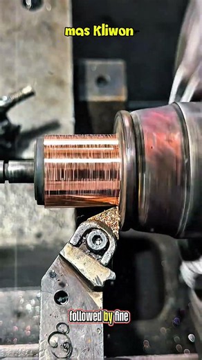 Precision Lathe Machining Restoring an Electric Motor Armature Commutator#shorts#automotive #machine