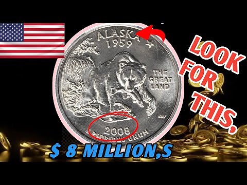 2008 P Alaska Quarter Dollar History Value and Key Details!