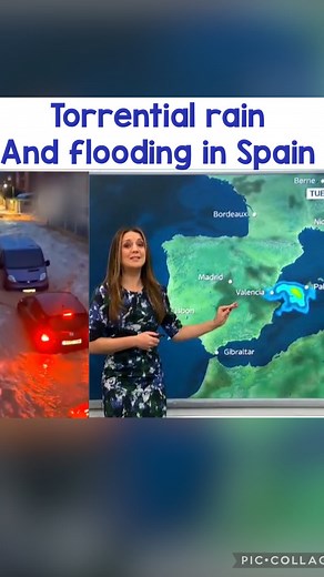 Laura tobin on Instagram: "💦 💨 🌊 Remnants of Ex hurricane Gabrielle is bringing heavy rain, torrential thunderstorms and enormous waves to the Iberian Peninsular 🚨 Red warning through Monday for Extraordinary danger. 💦 Rainfall totals are forecast to be up to 300mm in some areas (10x the average monthly rainfall) 🏠 Some schools & businesses in the area are closed ⚠️ ‘Authorities have prepared evacuation plans for areas at high risk of flooding. Residents in these areas are advised to follo