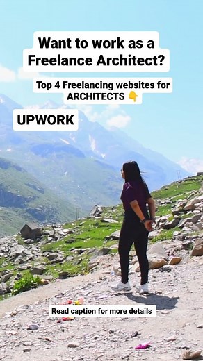 Ar. Moksha Bhatia | Architecture & Travel on Instagram: "4 Freelancing websites for Architects:- 1. UPWORK - Upwork is one of the biggest freelance markets worldwide, with three million tasks posted each year. Using Upwork's platform, clients may conduct interviews, select, and hire freelancers on an hourly or fixed-price basis. 2. HOUZZ - Houzz has developed into an online community that provides homeowners with ideas for interior design and home remodeling as well as connecting them with licen