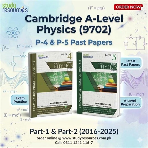 Cambridge A-Level Physics (9702) | Complete Study & Exam Preparation📝