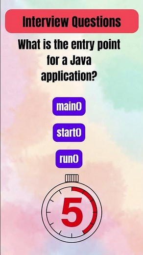 Java Interview Quiz: #16 Test Your Knowledge | 5-Second Challenge! 🚀 #interview #interviewquestions