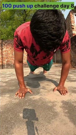 100 push up challenge day 8 #gaurav #motivation #gymauravvlog #challenge #challengeme