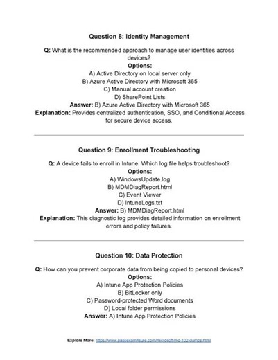 Tips and Resources to Pass Microsoft MD-102 Exam Efficiently