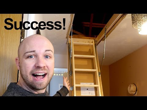 We installed a Screwfix loft hatch + ladder