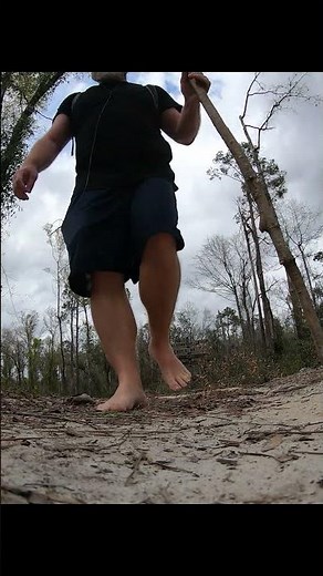 Barefoot Hiking Florida Trail Short 1