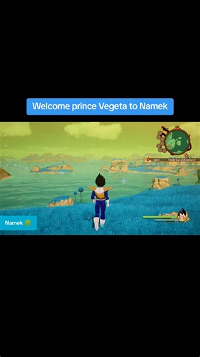 Vegeta arrived Namek, first let's fly mach 1 speed #dragonball #dbz #vegeta