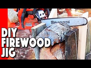 Firewood Jig DIY Build! Help With Firewood Processing For Small Wood Stoves | Firewood Cutting Hacks