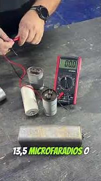 How to Measure a Permanent or Running Capacitor with a Capacitor Meter? Step by Step #refrigeration