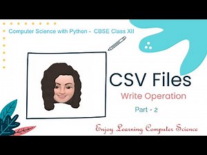 CSV Files in Python - Part 2 - Write operation