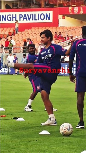 Vaibhav suryavanshi quiet smile 😊 at New Chandigarh stadium 🏟️#cricketshorts